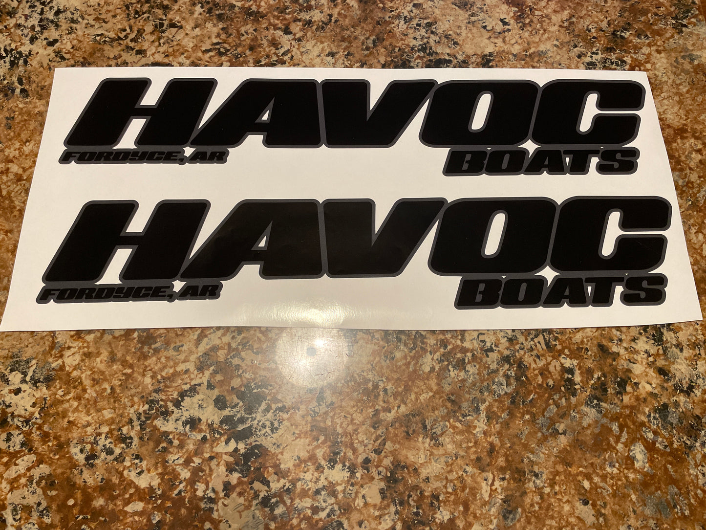 CLEARANCE HAVOC Decal Set - small size
