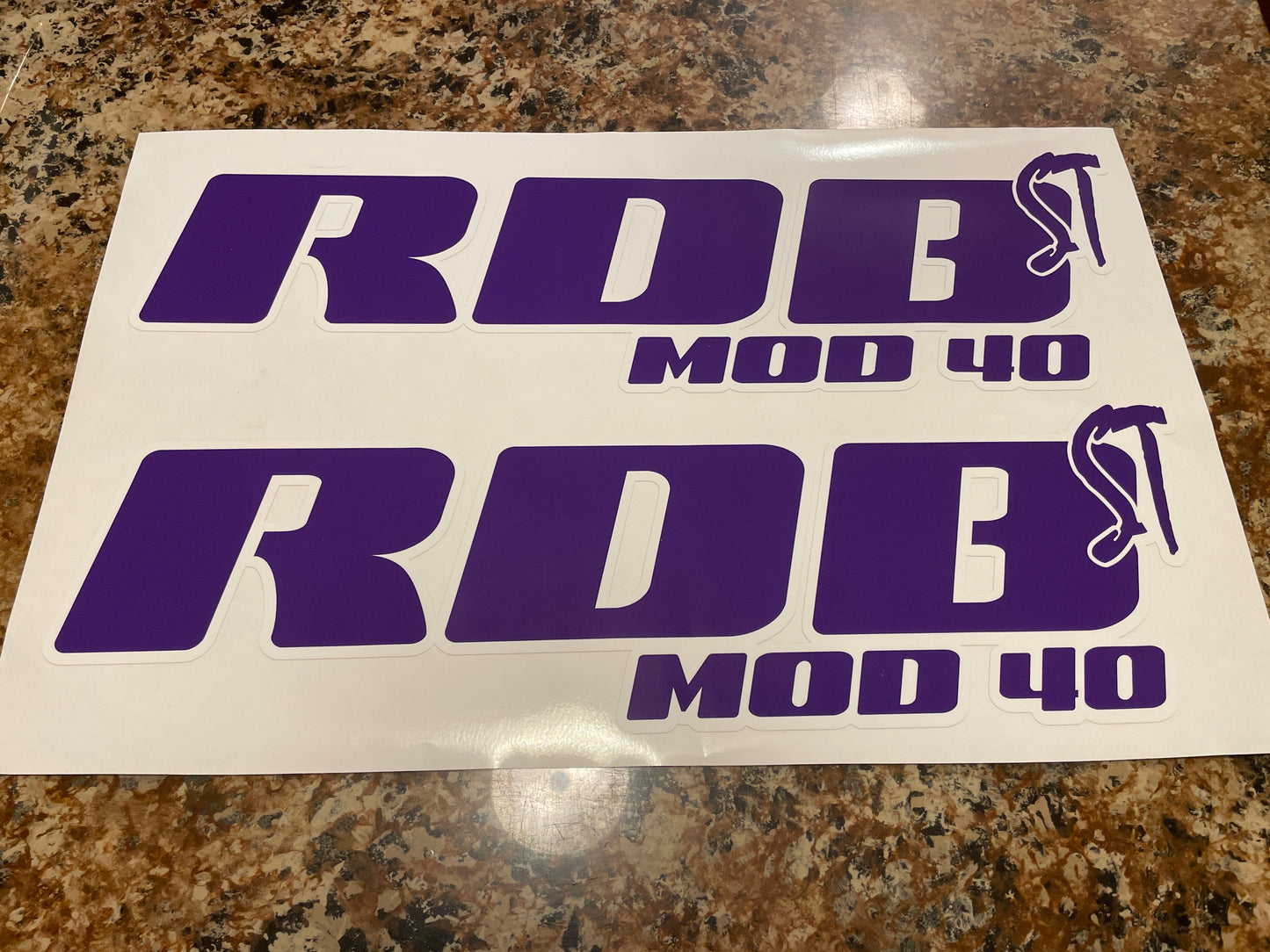 CLEARANCE RDBST MOD 40 Decal Set
