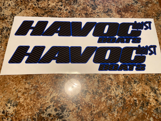 CLEARANCE HAVOC VJST Decal Set