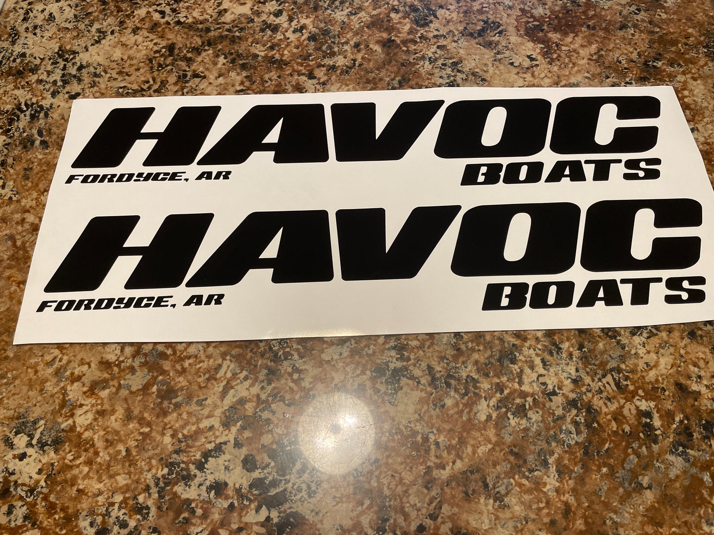 CLEARANCE HAVOC Decal Set - small size