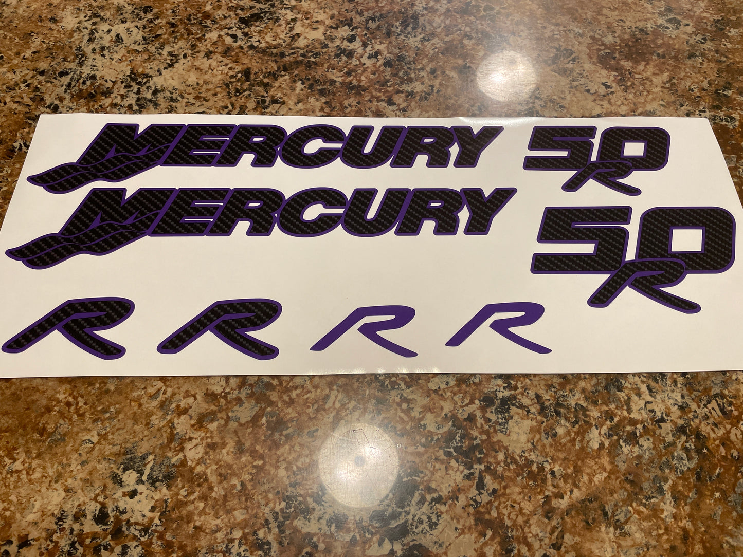 CLEARANCE MERCURY 50R Decal Set