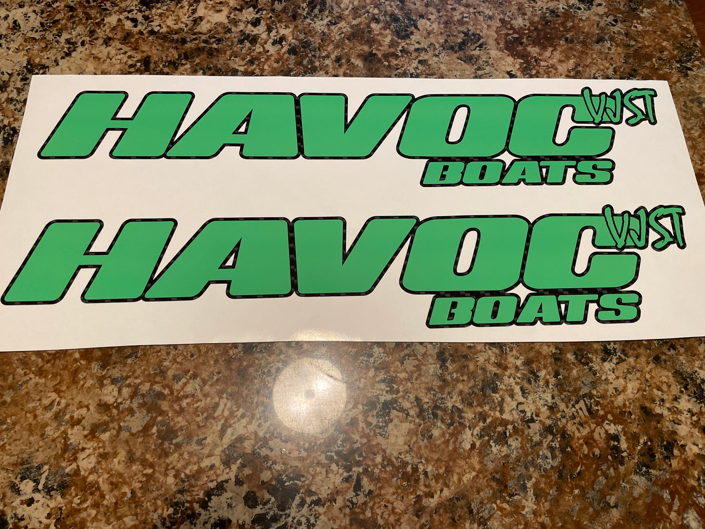 CLEARANCE HAVOC VJST Decal Set