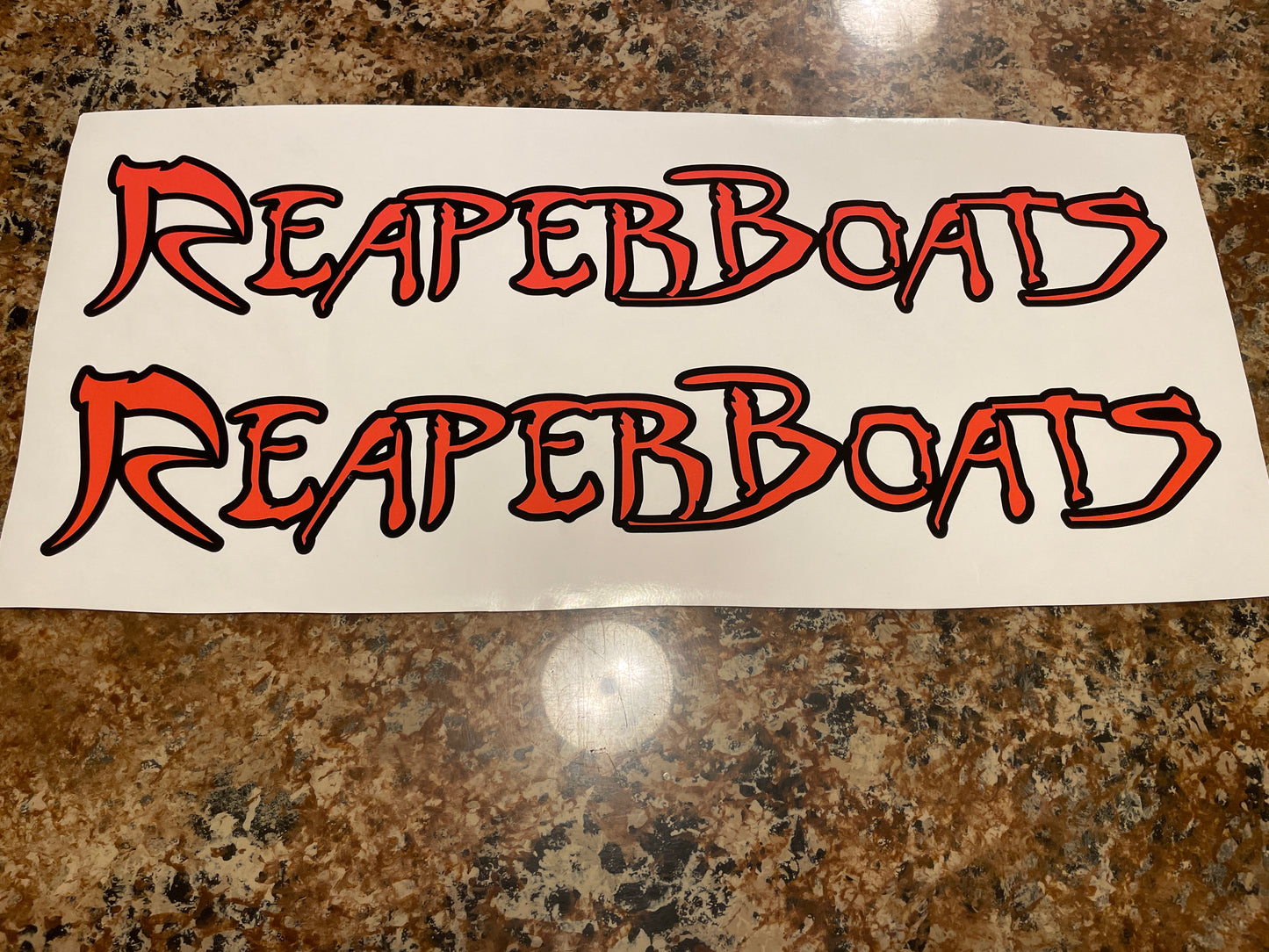 CLEARANCE REAPER 4” TRAILER Decal Set