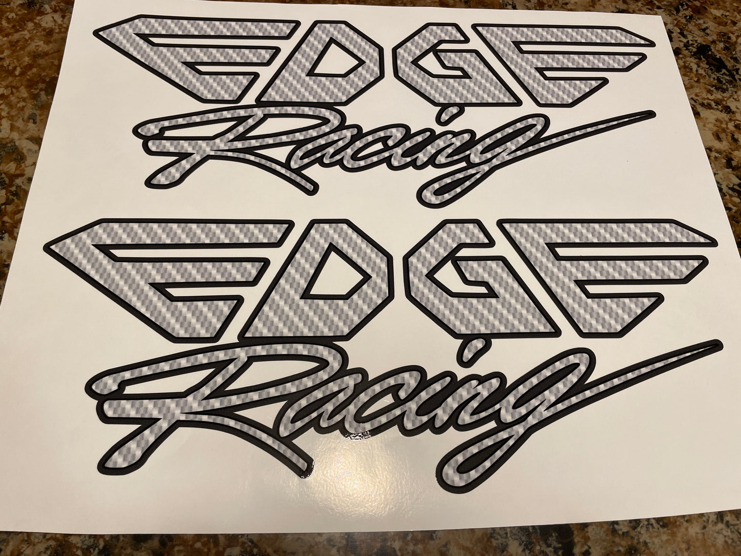 CLEARANCE EDGE RACING Decal Set - stock size