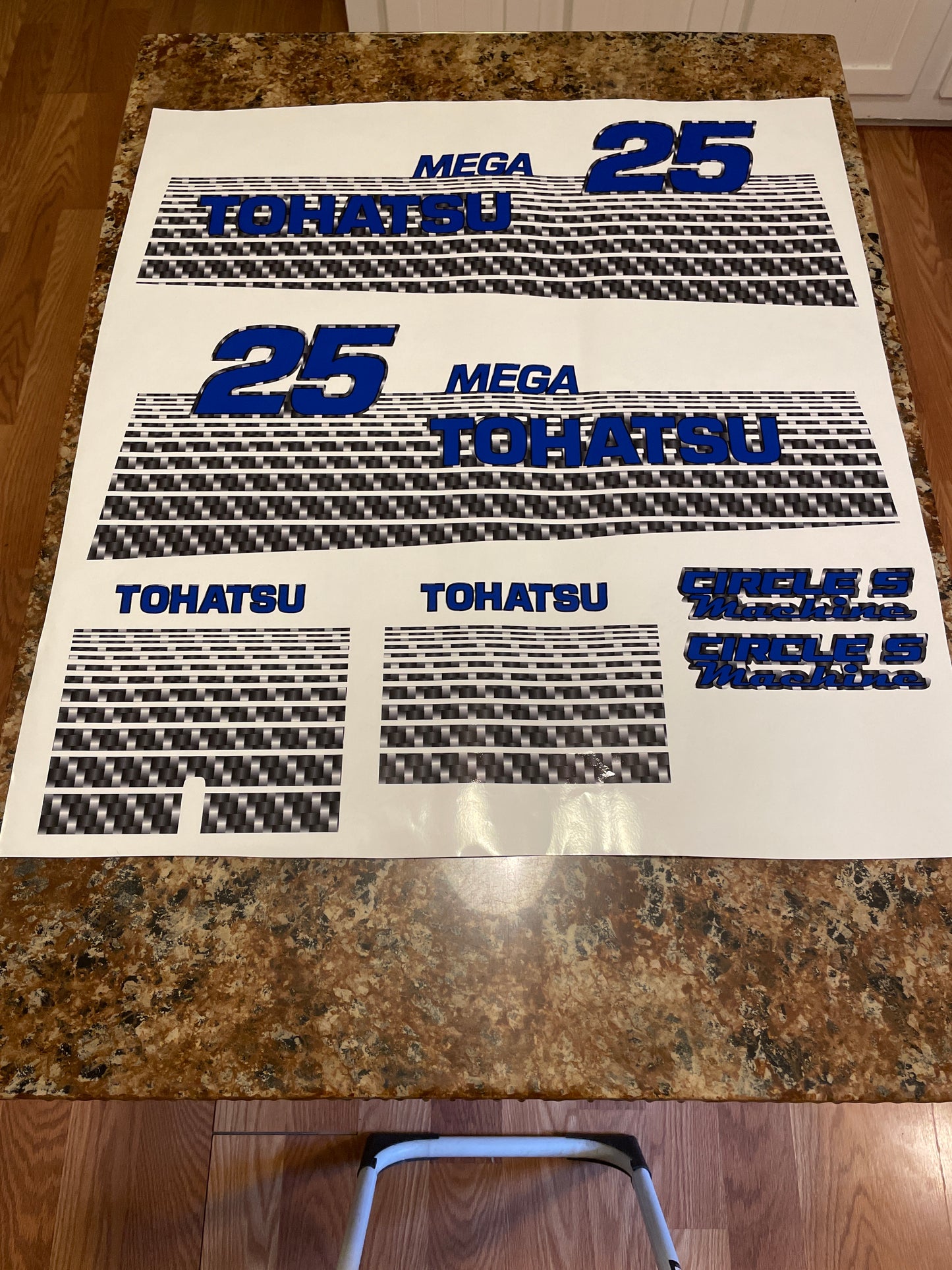 CLEARANCE TOHATSU MEGA 25 Decal Set