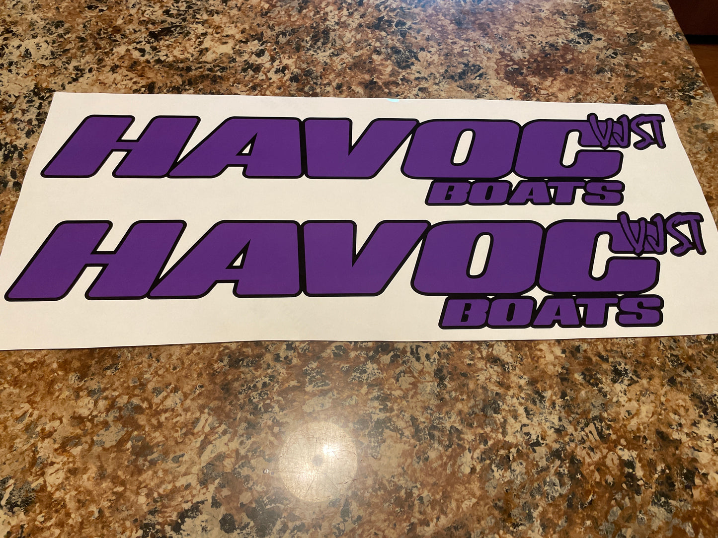CLEARANCE HAVOC VJST Decal Set