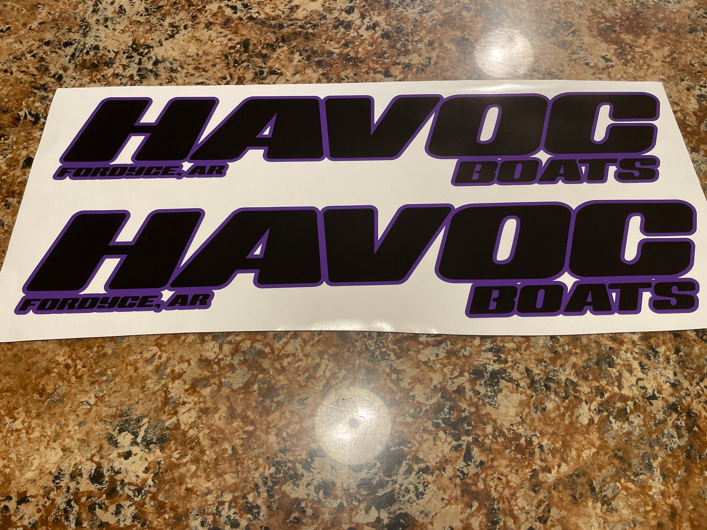 CLEARANCE HAVOC Decal Set - small size