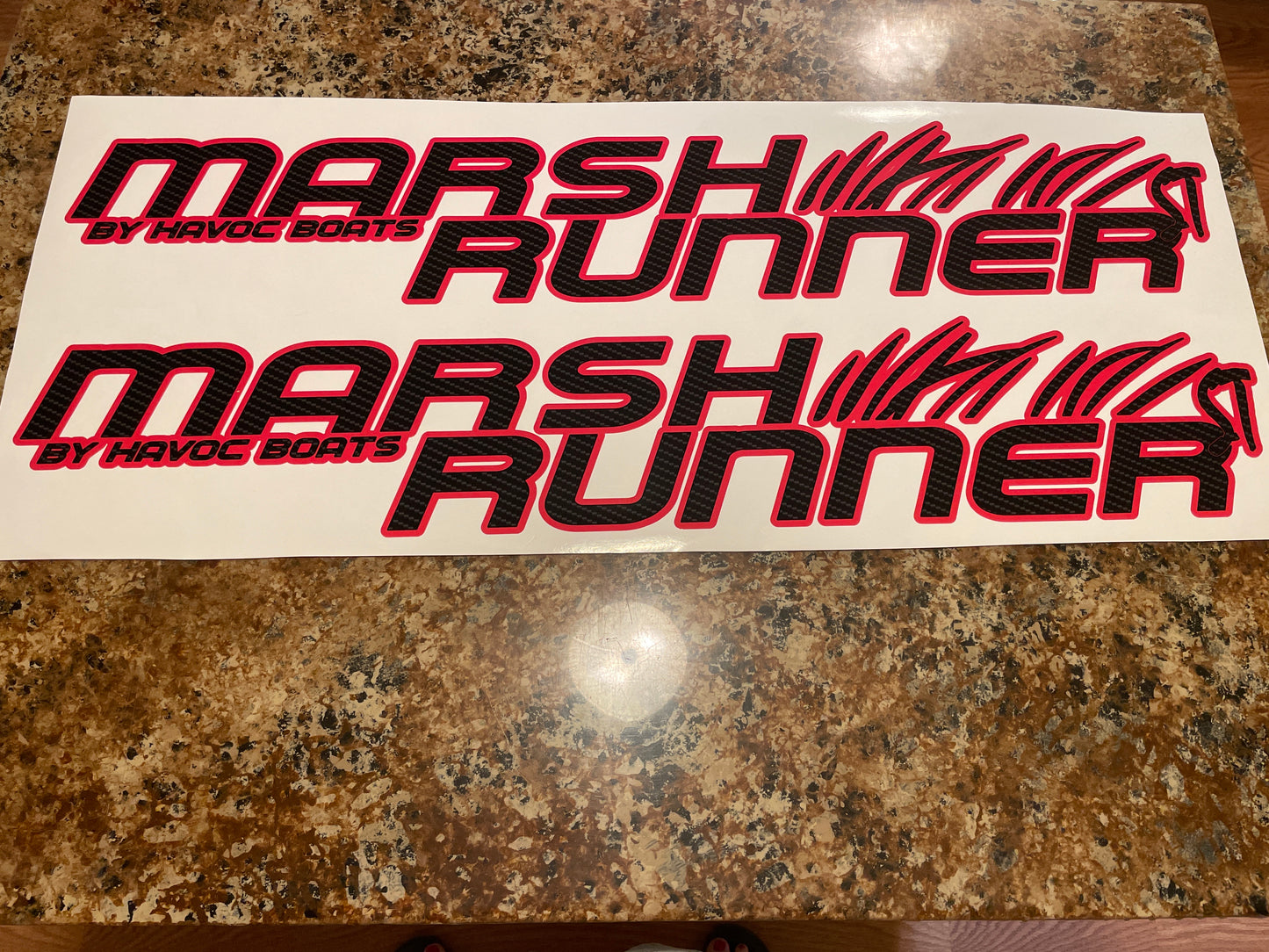 CLEARANCE MARSHRUNNER Decal Set