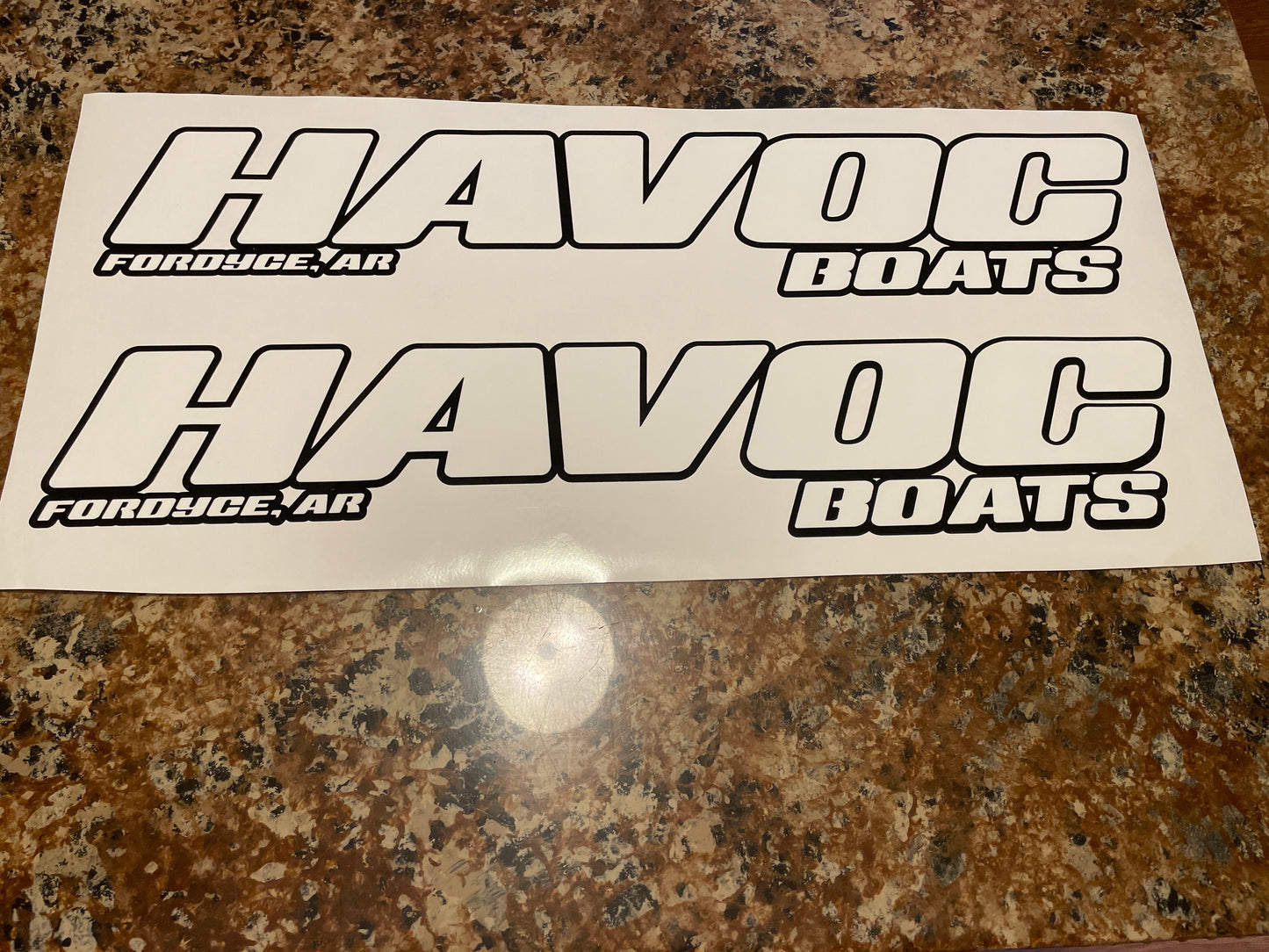 CLEARANCE HAVOC Decal Set - small size