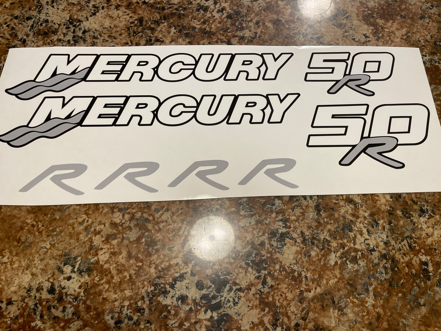 CLEARANCE MERCURY 50R Decal Set