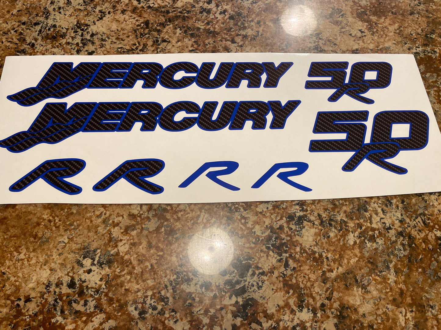 CLEARANCE MERCURY 50R Decal Set