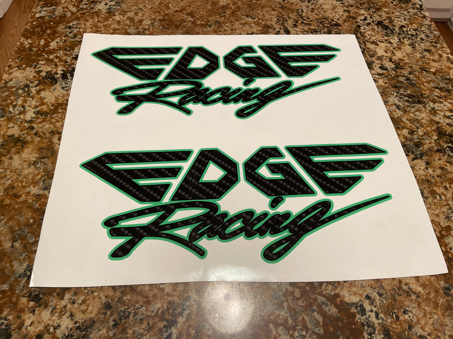 CLEARANCE EDGE RACING Decal Set - stock size