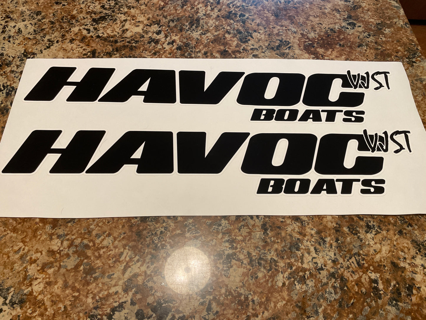 CLEARANCE HAVOC VJST Decal Set