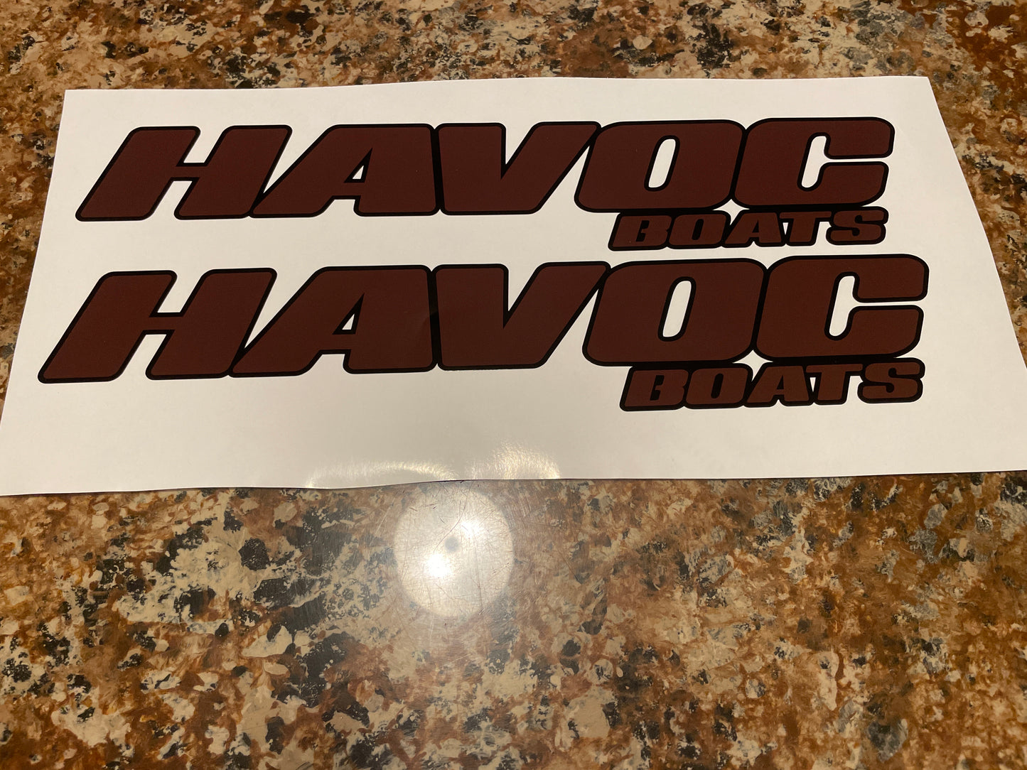 CLEARANCE HAVOC 3” TRAILER Decal Set