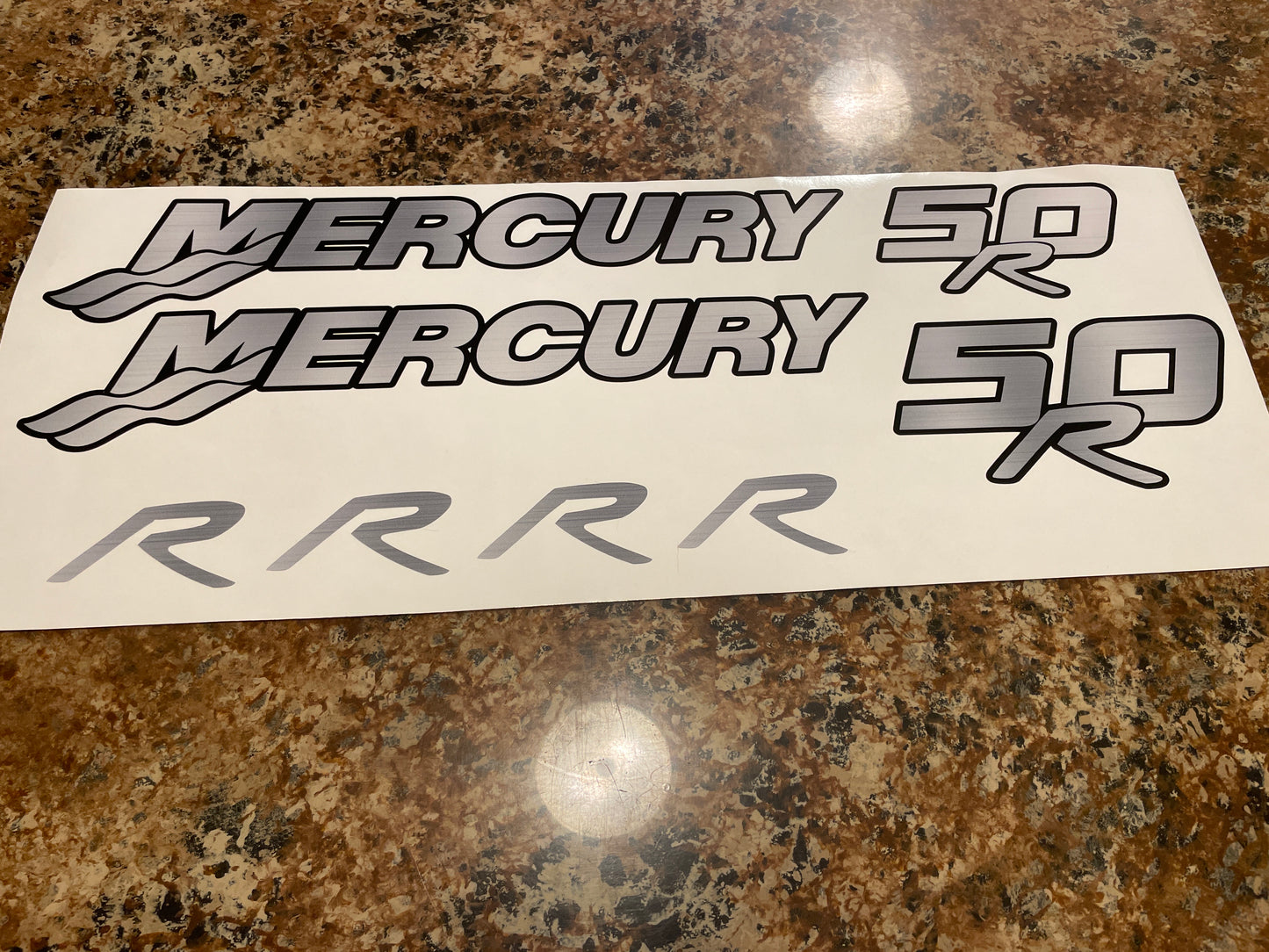 CLEARANCE MERCURY 50R Decal Set