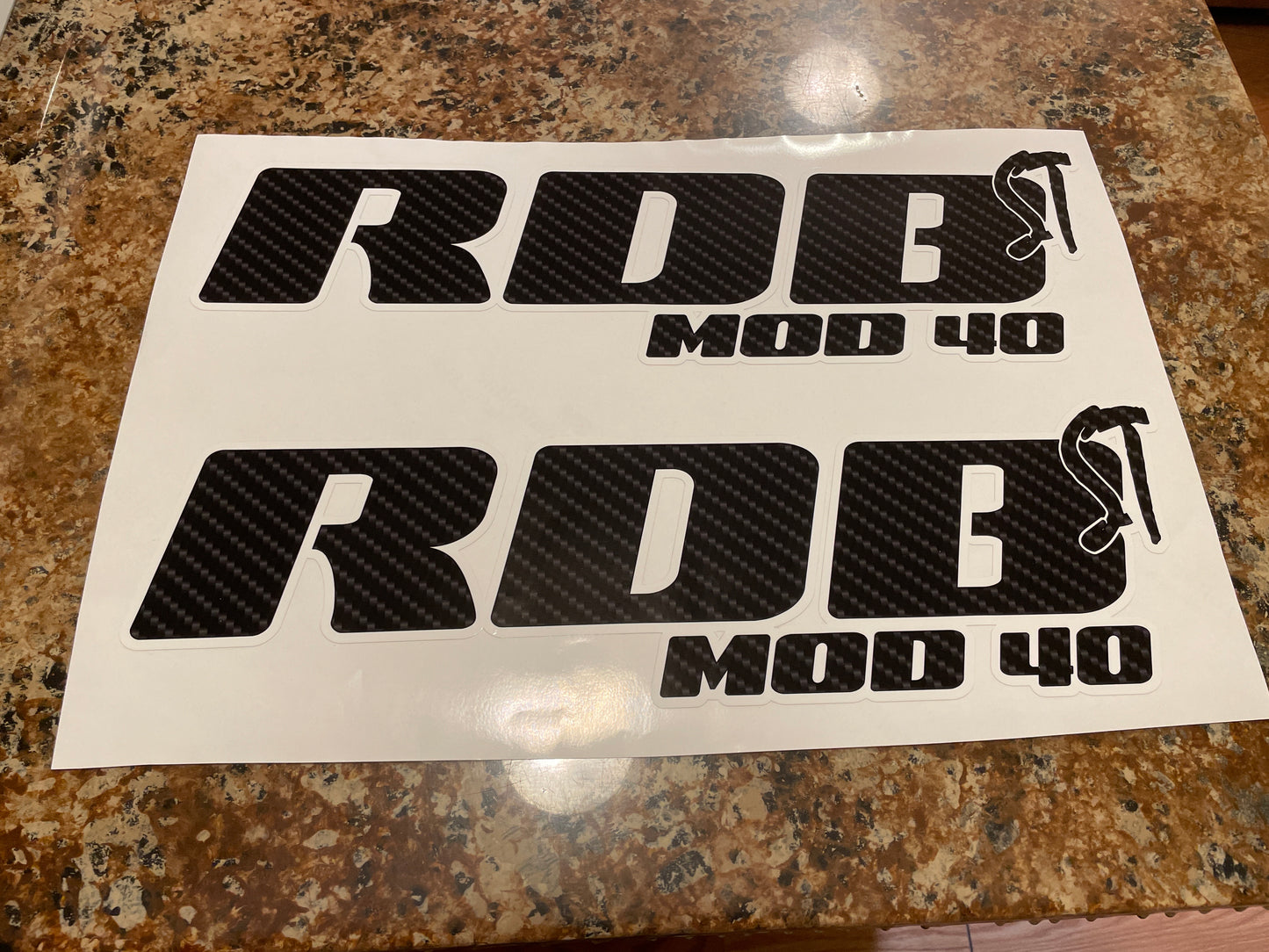 CLEARANCE RDBST MOD 40 Decal Set