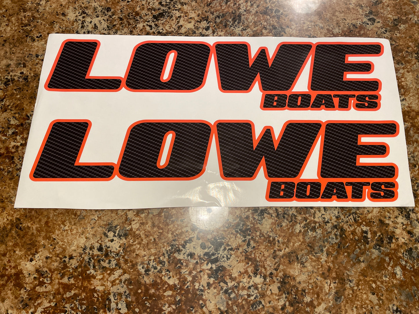 CLEARANCE LOWE BOATS Decal set