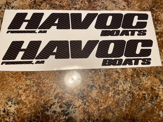 CLEARANCE HAVOC Decal Set - small size