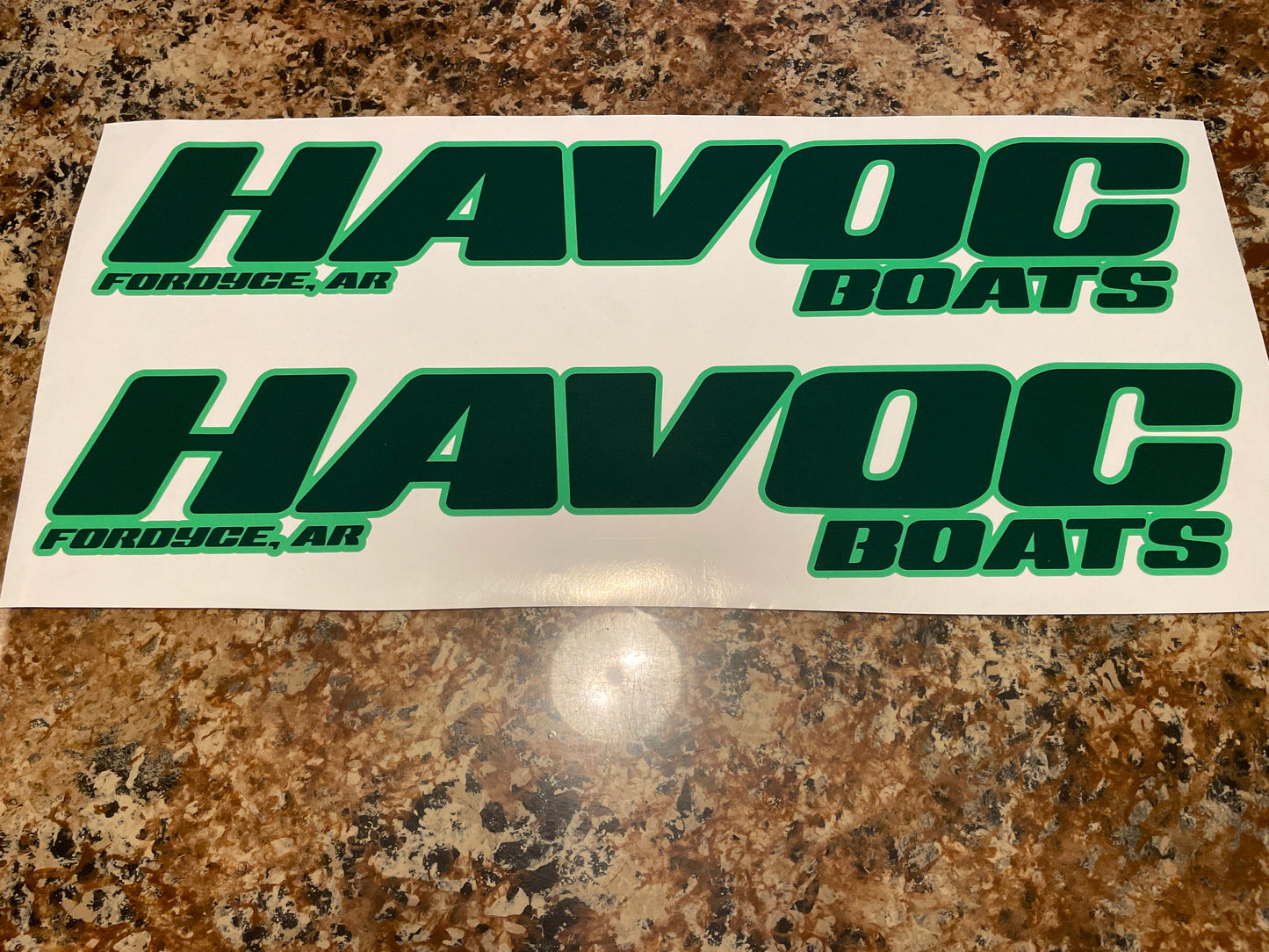 CLEARANCE HAVOC Decal Set - small size