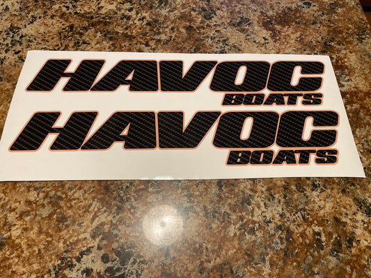 CLEARANCE HAVOC 4” TRAILER Decal Set