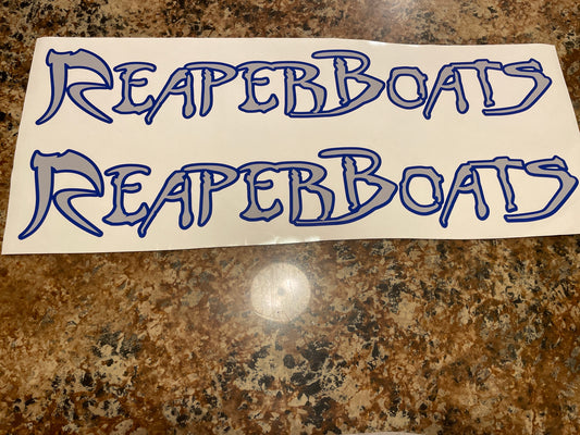 CLEARANCE REAPER 4” TRAILER Decal Set