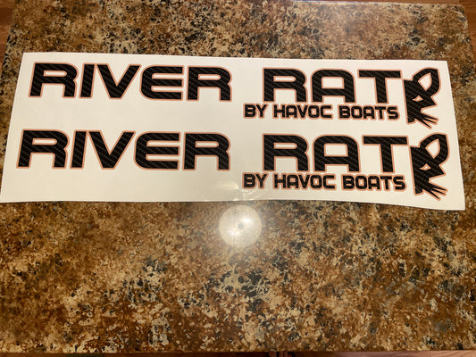 CLEARANCE RiverRat Decal Set