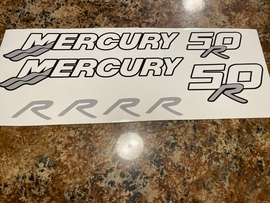 CLEARANCE MERCURY 50R Decal Set