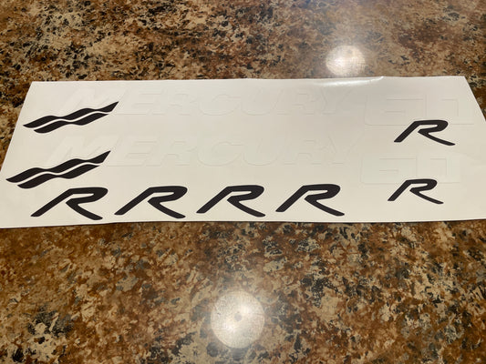 CLEARANCE MERCURY 60R Decal Set